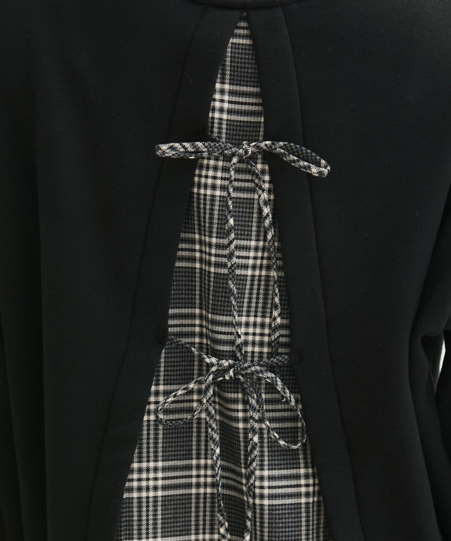 Arnold Palmer 【残り1点】バックリボン チェック ドッキングチュニック